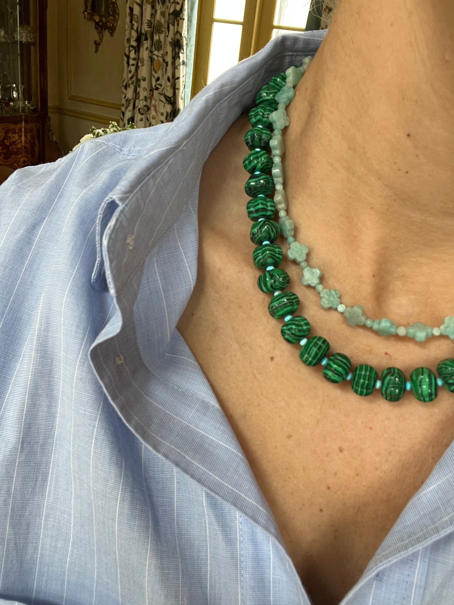 Green Clover Necklace