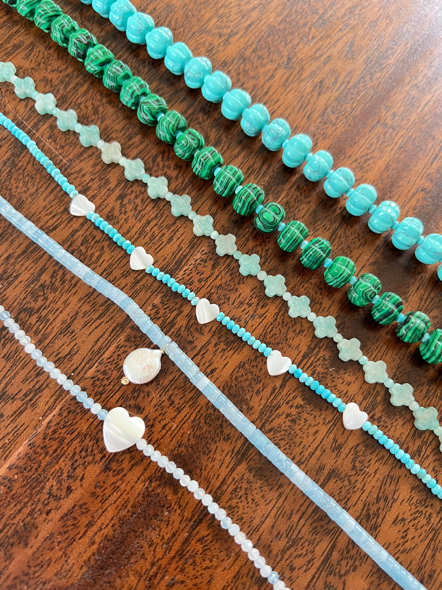 Light Blue Pearl Drop