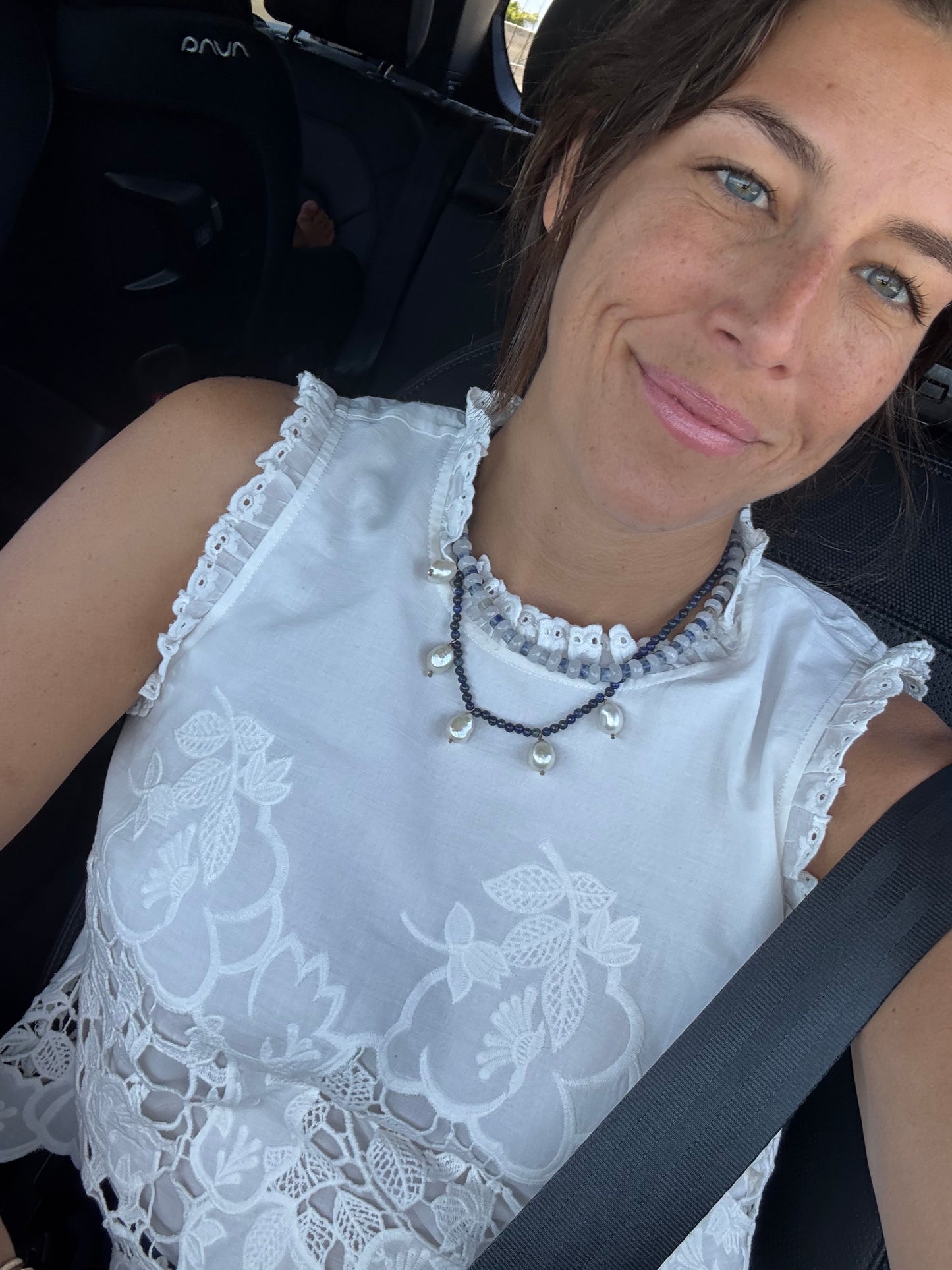 Blue & White Layering Necklace