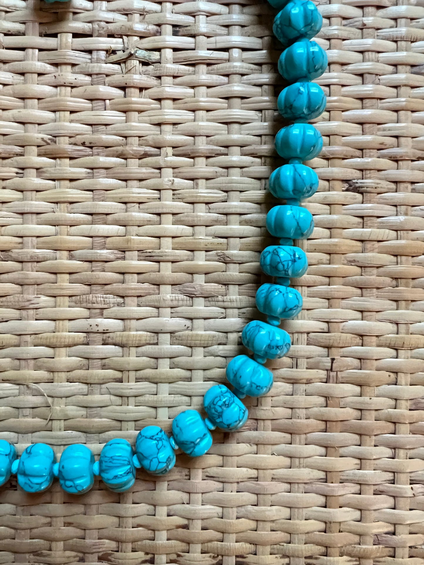 Carved Turquoise Necklace