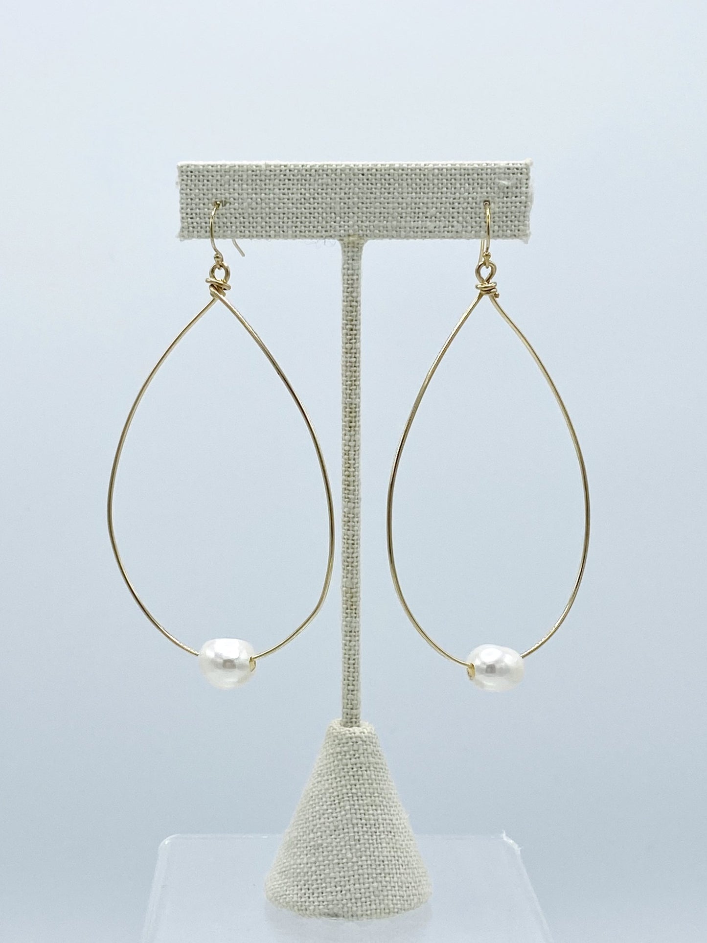Teardrop Pearl Earrings