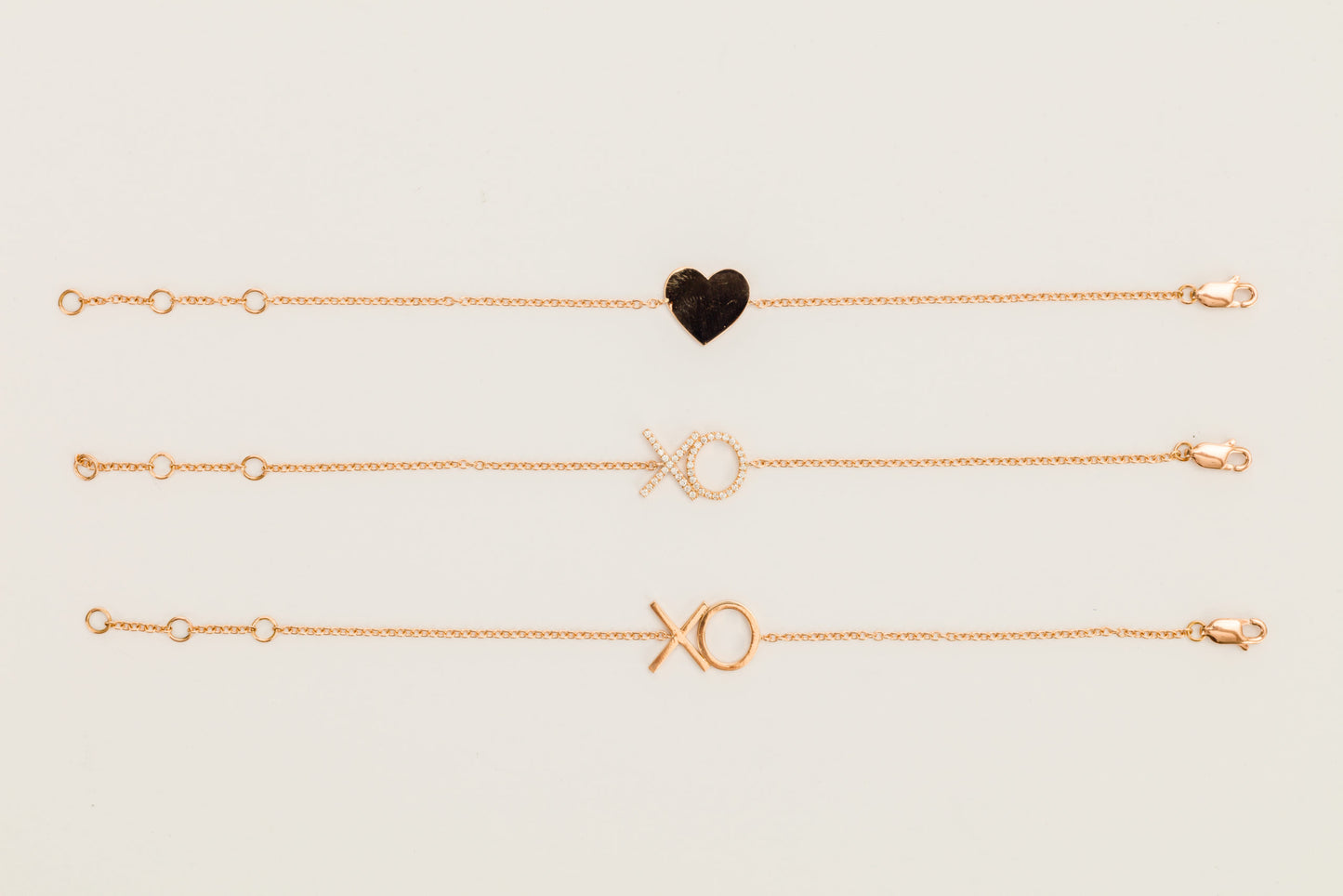 Rose Gold Heart Bracelet
