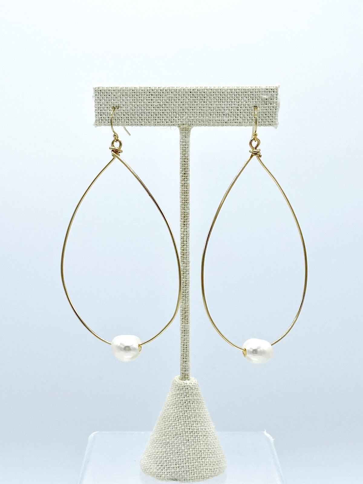 Teardrop Pearl Earrings